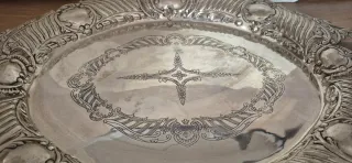 Vassoio Sheffield con manici integrati