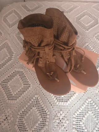 Sandalias Botín Marrones