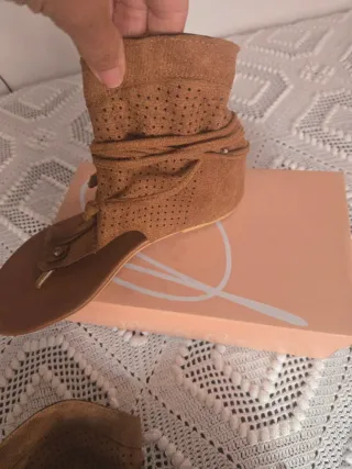 Sandalias Botín Marrones