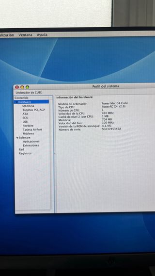 Power Mac G4 Cube + Altavoces