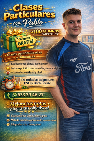 Clases particulares ESO y Bachillerato