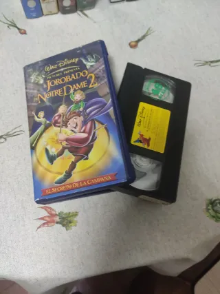 Lote 6 Cintas VHS Disney y Harry Potter