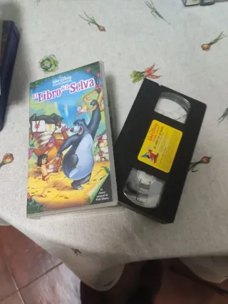 Lote 6 Cintas VHS Disney y Harry Potter