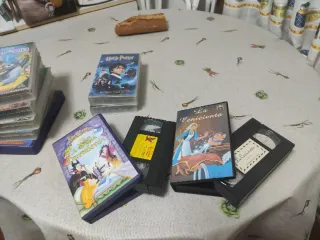 Lote 6 Cintas VHS Disney y Harry Potter