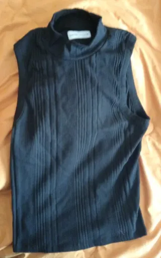 Top sin mangas Jeffrey Campbell negro XS