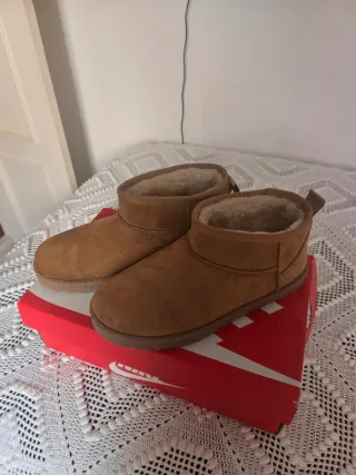 Botines marrones de ante