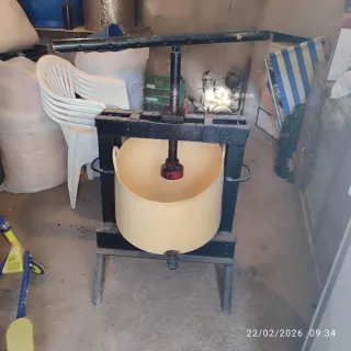 Prensa para hacer vino