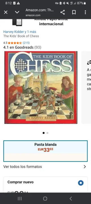 Lobro de ingles the kids book of chess