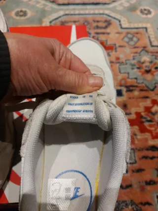 Nike donna beige/blu taglia 40.5