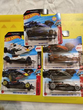 Lotto 5 Hot Wheels Formula 1