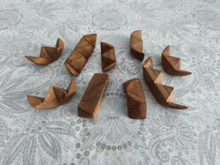 Puzzle de madera artesanal