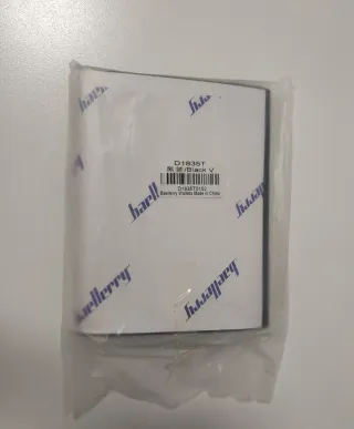 Billetera-Cartera Negra. SIN USAR