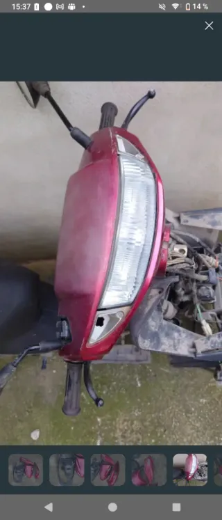 Tapa batería Hyosung Super Cab