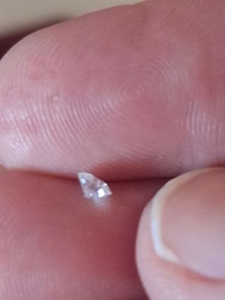 Diamante Princesa y Redondo Blanco