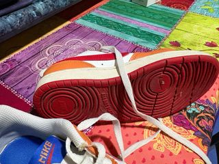 Zapatillas Nike Naranja y Blanco