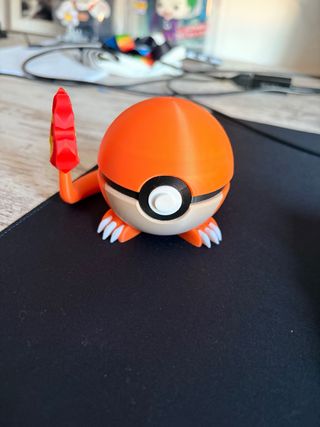 Poké Ball 3D Impresa Charmander