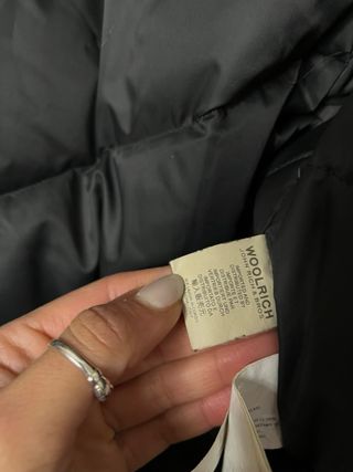 Woolrich Piumino Pelliccia Donna S Nero