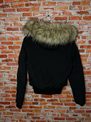 Woolrich Piumino Pelliccia Donna S Nero