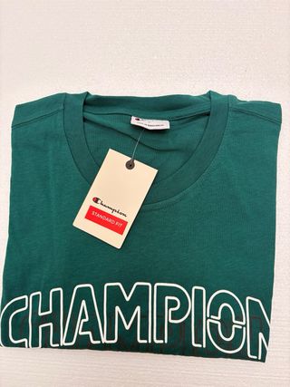 Camiseta Champion Verde Manga Corta