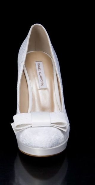 Zapatos Novia Encaje Talla 38/39 Ángel Alarcón