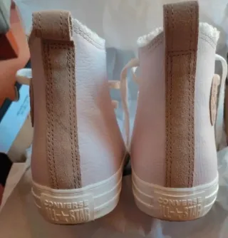 Converse Piel Talla 38 Rosa