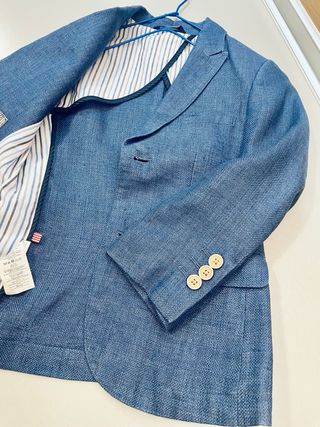 Chaqueta niño evento azul 5/6 años