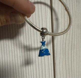 Pulsera Pandora Cadena Serpiente Cierre Rosa