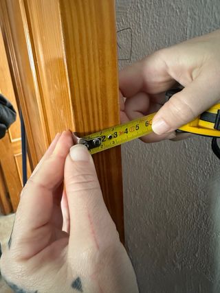 Puerta interior de madera