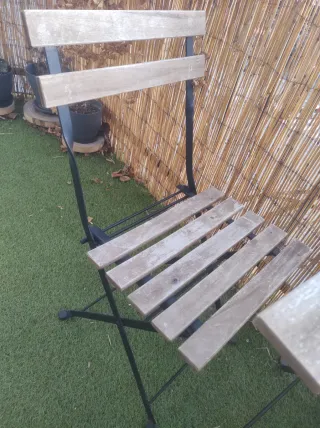 Mesa y 2 Sillas Jardín Tärnö IKEA