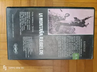 Película VHS La Montaña Rebelde