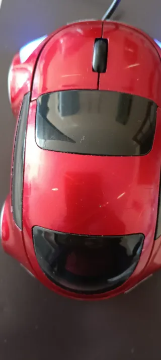 Ratón USB Coche Rojo