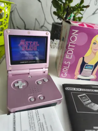 Game Boy Advance SP Rosa Girls Edition