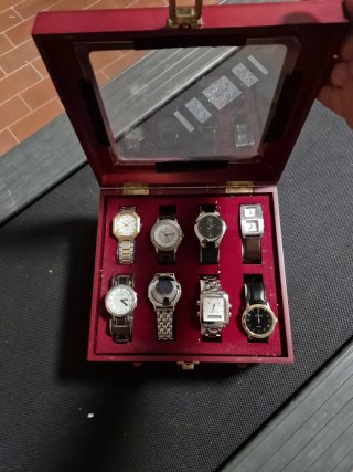 Lotto Collezione 10 Orologi Vintage + Cofanetto Le