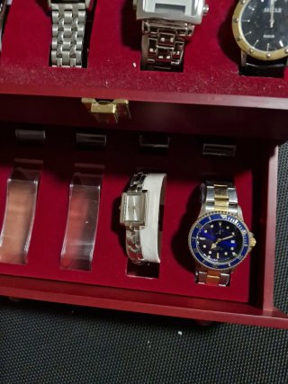 Lotto Collezione 10 Orologi Vintage + Cofanetto Le