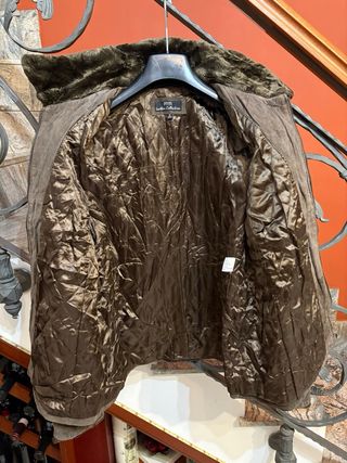 Giubbino in vera Pelle Scamosciata Vintage