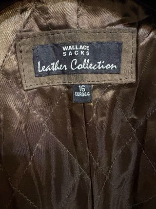 Giubbino in vera Pelle Scamosciata Vintage