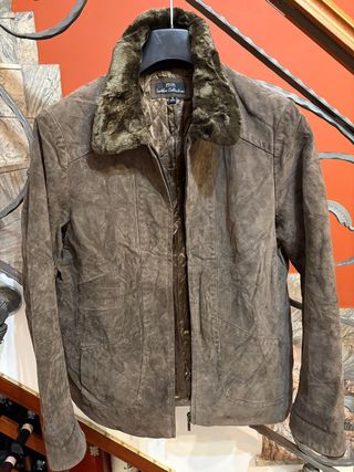 Giubbino in vera Pelle Scamosciata Vintage