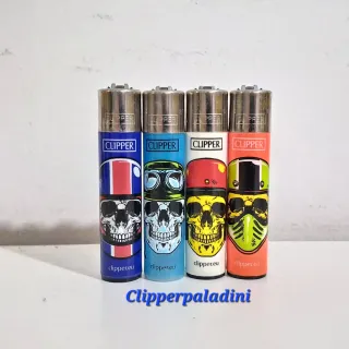 Accendini Clipper Skulls