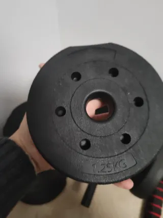 Mancuernas Ajustables 20kg + Barras