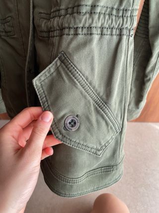 Chaqueta Hollister mujer verde XS