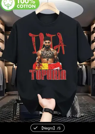 Camiseta Ilia Topuria Talla S Algodón nueva