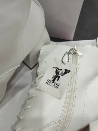 Stivaletti Martin Pescatore bianchi n. 38