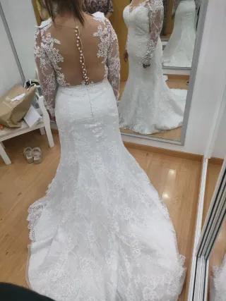 Traje de Novia Encaje Talla 40/42