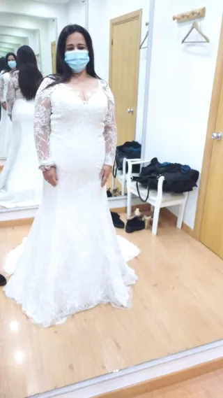 Traje de Novia Encaje Talla 40/42