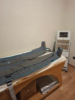 Pantalones de Presoterapia Azul y Gris