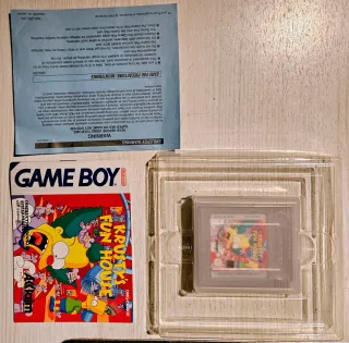 Simpsons Krusty's Fun House Gameboy completo top
