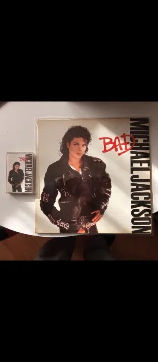 LP + Cassette Michael Jackson Bad