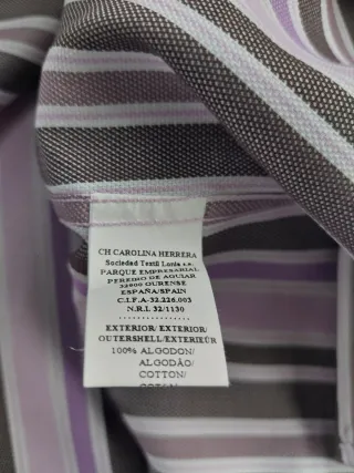 Camisa Rayas Carolina Herrera