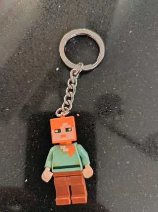 Portachiavi Minecraft Alex Lego