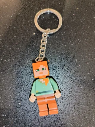 Portachiavi Minecraft Alex Lego